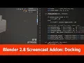 Blender 2 8 Screencast addon Update Docking