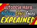Maya Quick Start Guide - Vertices Edges and Faces
