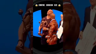 Dwayne Johnson Size