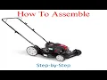 How to assemble Murray 21 in Briggs Stratton 2-in-1 High Wheel Lawn Mower