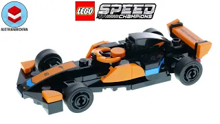 LEGO Speed Champions 30683 McLaren Formula 1 Car Speed Build Review