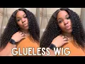 ULA HAIR REVIEW THE EASIEST GLUELESS WIG FOR BEGINNERS AFFORDABLE GLUELESS WIG PRE CUT LACE