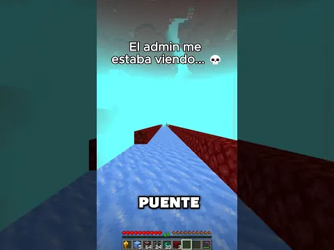 El ADMIN me ESTABA VIENDO en Minecraft #soymanuel #minecraft #shorts