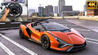 1500HP Lamborghini Sián Roadster | Forza Horizon 6 | Thrustmaster T300RS gameplay