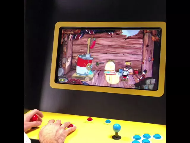 Cuphead arcade cabinet
