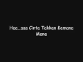 Petra - Cinta Takkan Kemana Mana (Lirik)