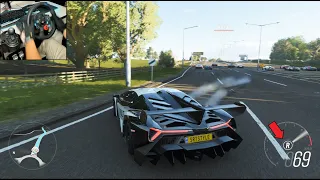 Drag Lamborghini Veneno Police Forza Horizon 4