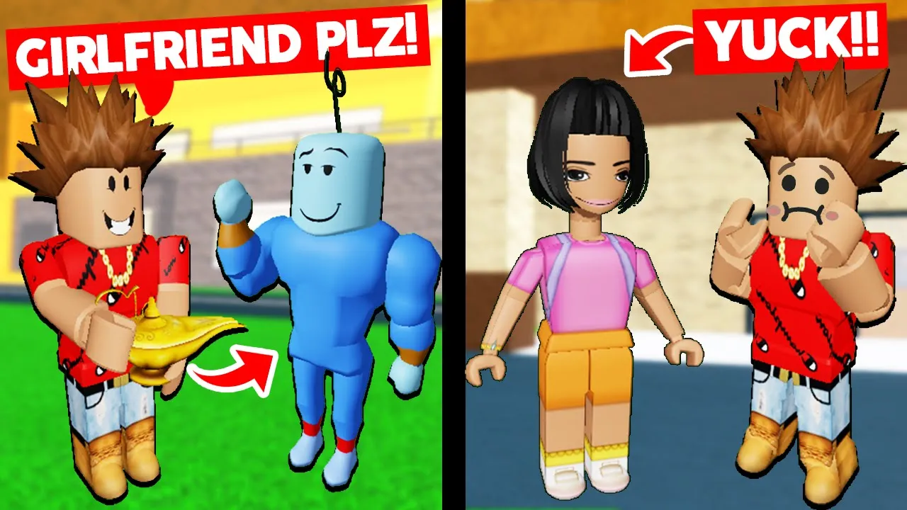 pretending to be a genie in roblox