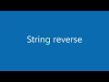 JavaScript How to reverse a string that is to set the same letters in opposite order