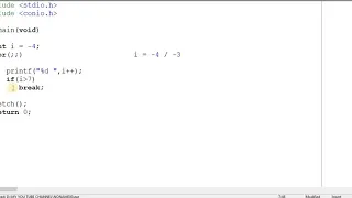 C Program Problem 10 of Infinite for Loop with break Statement