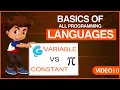 Difference between variable an constant Programming for Beginners in Tamil D2NTA - 003