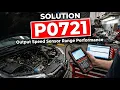 HOW TO FIX P0721 OBD II ERROR CODE - Output Speed Sensor Range Performance