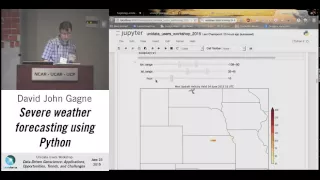 2015 Unidata Users Workshop Severe weather forecasting with Python and data science tools