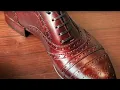Download Lagu Handcrafting Leather Oxford Shoes. Hand-Dyed Elegance