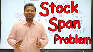 Stock Span Problem ALGORITHM Simplest explanation on Internet