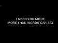 Download Lagu I Need You More  MASH UP \u0026 The More I Seek You BY (Steven Moctezuma) with lyrics