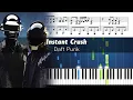 Download Lagu Daft Punk - Instant Crush - Piano Tutorial with Sheet Music