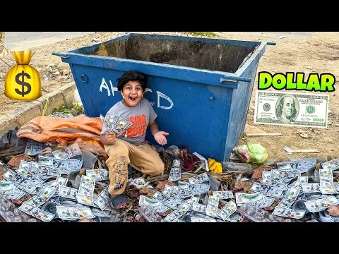 Ali found 1 lag$ dollars in the garbage ? || LUCKY DAY ? ||