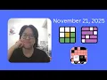 Partial Connections LA Times Mini November 21 2025