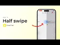 How to Half Swipe on Snapchat