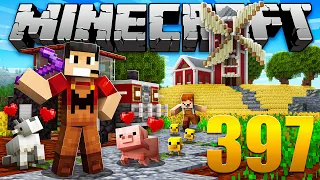 A Maior Fazenda de Trigo do Minecraft - Em busca da casa automática #397