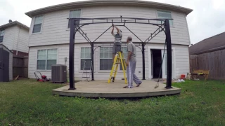 Allen Roth Gazebo Installation 4K Resolution