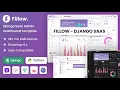 Admin Templates Showcase Fillow - Django SaaS Admin Dashboard Template