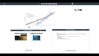 Build a Flask Web Application Sea Level Rise Monitoring
