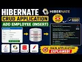 Hibernate CRUD Application Add Employee Main Application Explained Java Oracle Maven