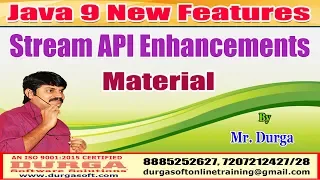 Download Java 9 New Features Stream API Enhancements Material
