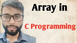 Array in C Programming declare Initialize access Elements