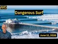 California Weather Alert Huge South Swell Critical Fire Danger