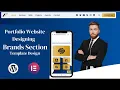 Portfolio Website Designing In WordPress With Elementor Portfolio WordPress Template Design Part 5