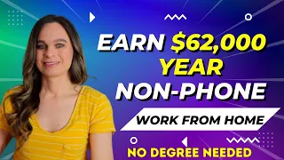 56 000 to 62 000 Year Home Office Stipend NON-PHONE Work From Home Job No Degree Needed
