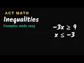 Linear Inequalities - Enhanced ACT Math