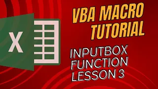 MS VBA Excellence - InputBox Function