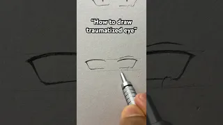 How To Draw Traumatized Eye 