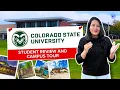 Colorado State University Review Campus Tour CSU Fort Collins Indian Students in Colorado USA