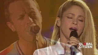 Download Coldplay ft  Shakira - Yellow live at Global Citizen Festival Hamburg. MP3