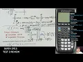 MATH 2415 Test 3 Review