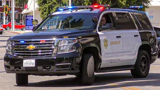 LASD West Hollywood Units Responding Code 3