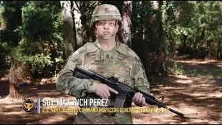 Know Your Tasks M4 U S Army Reserve