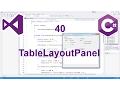 Programacion Windows Forms C 40 - - TableLayoutPanel