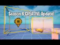 Season 6 FORTNITE CREATIVE Update New Barrier Device Prop Browser More S6 news leaks