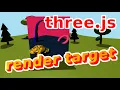three js Render Target Tutorial - Render a Second Scene as a Texture