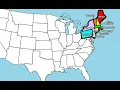 USA Northeastern States - Rap the Map to learn the states capitals