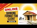 Online Banking Format For Client Yahoo 2026 Update And Full Format