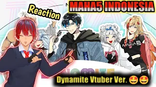 Download REACTION TO ▶ BTS - DYNAMITE ( Vtuber Edition )【MAHA5】@MahaPanca Indonesia MP3