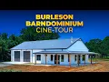 Modern Burleson Barndominium Tour 1 600 SqFt Living 1 600 SqFt Shop 800 SqFt Porch CineTour