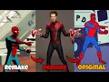Spiderman point meme Remake vs Original